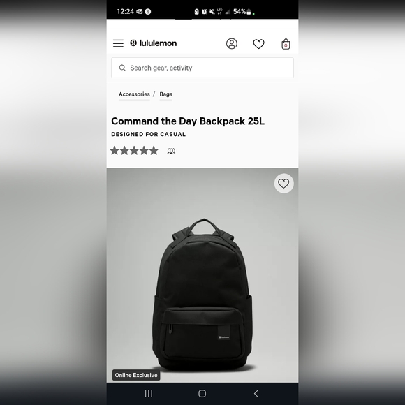 Lululemon Backpack - Picture 1 of 7